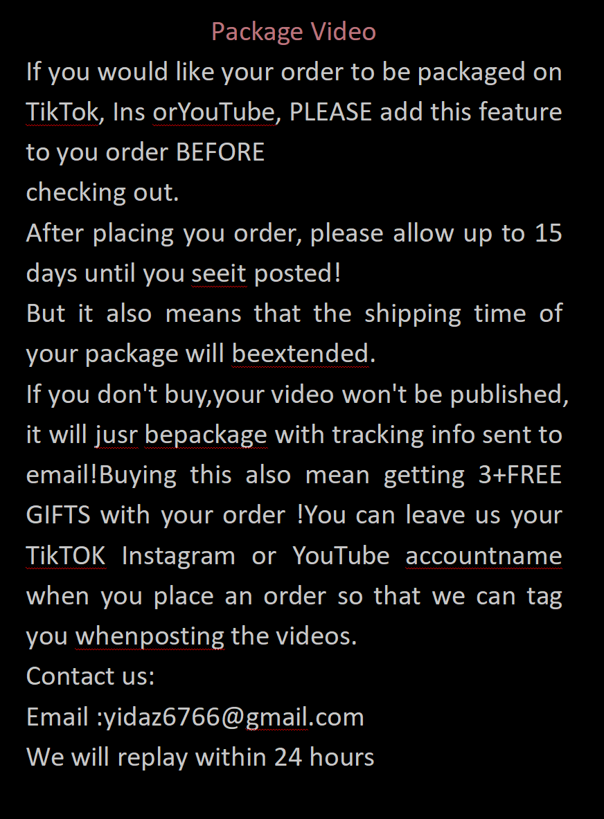 TikTok packaging videos