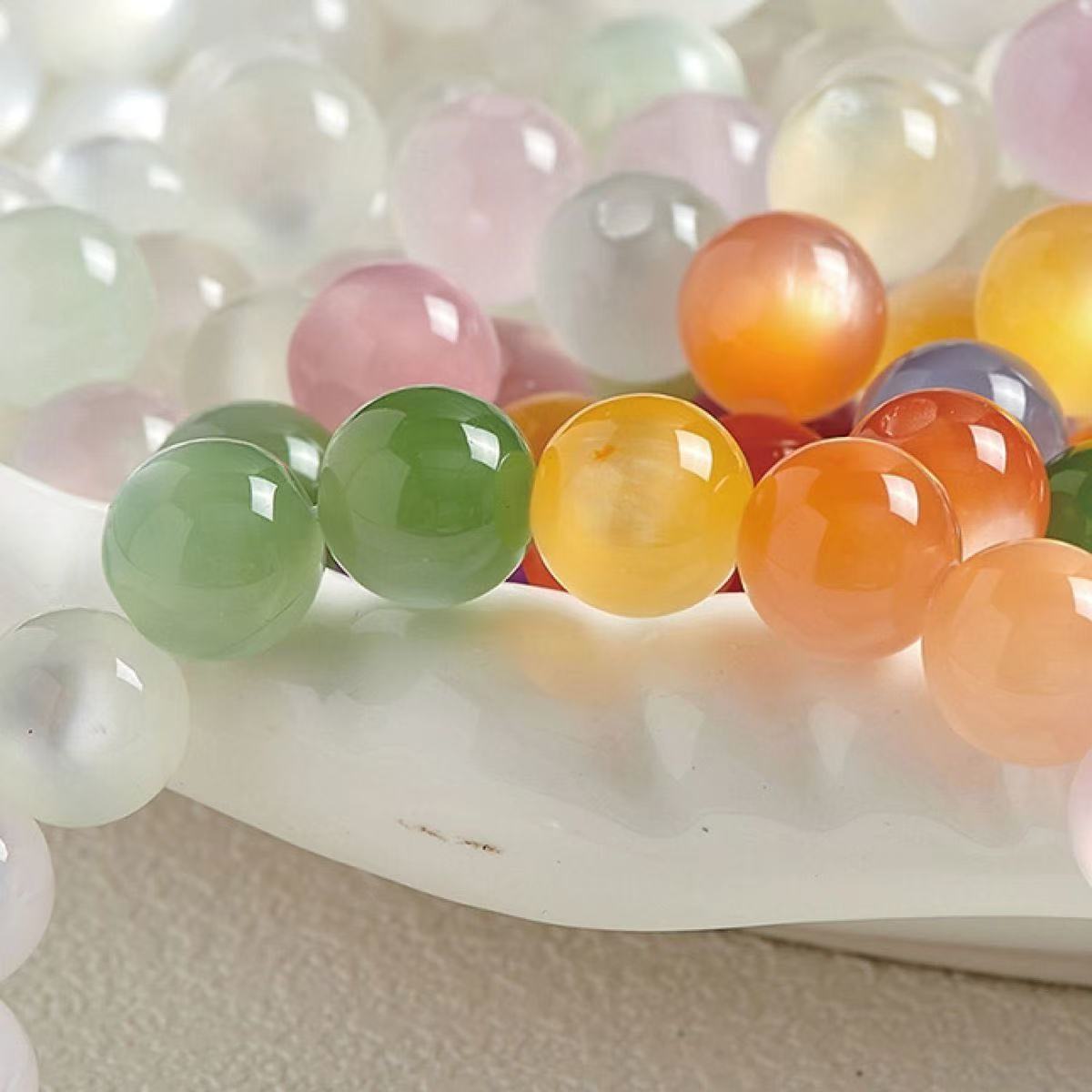 10PCS 10mm color-changing beads for jewelry making